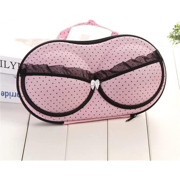 Travel Bra & Lingerie Organizer Case – Waterproof, Hard Shell Storage - Picture 1 of 6